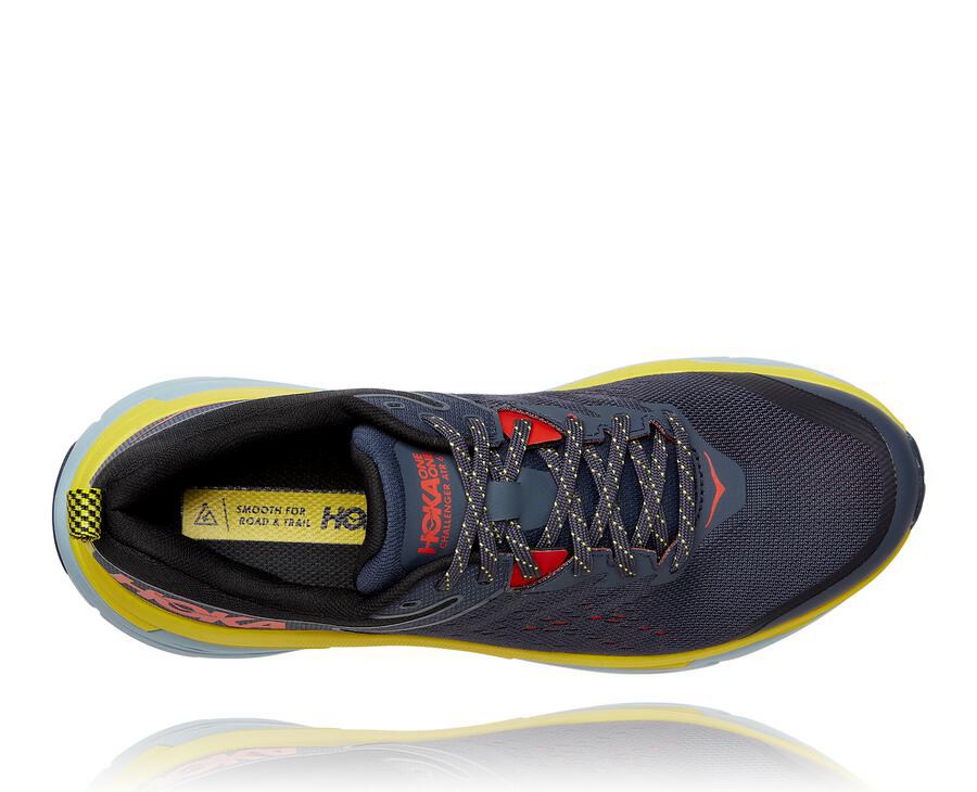 Hoka One One Mens Trail Shoes - Challenger ATR 6 - Blue - RGVA75341